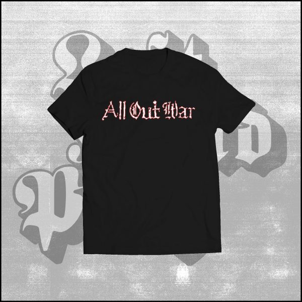 all out war for those who were crucified black shirt